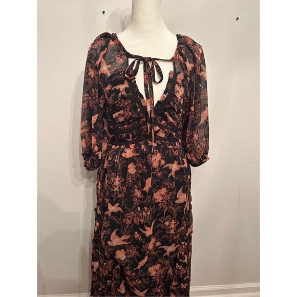 Free people -You're A Jewel Printed Maxi Dress size small - Picture 5 of 6